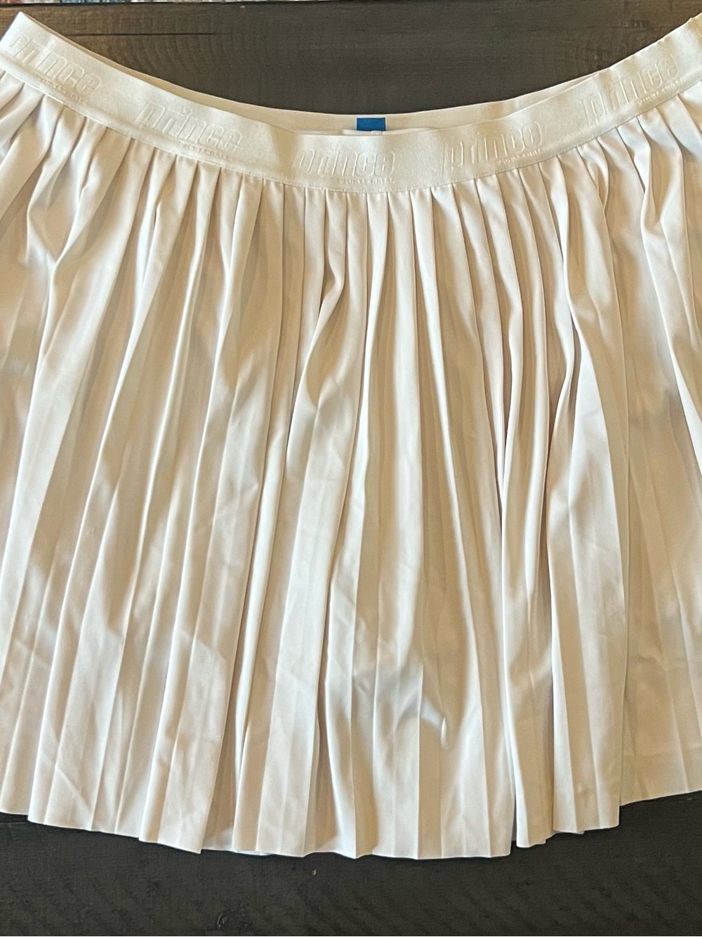 Prince White Pleated Skort